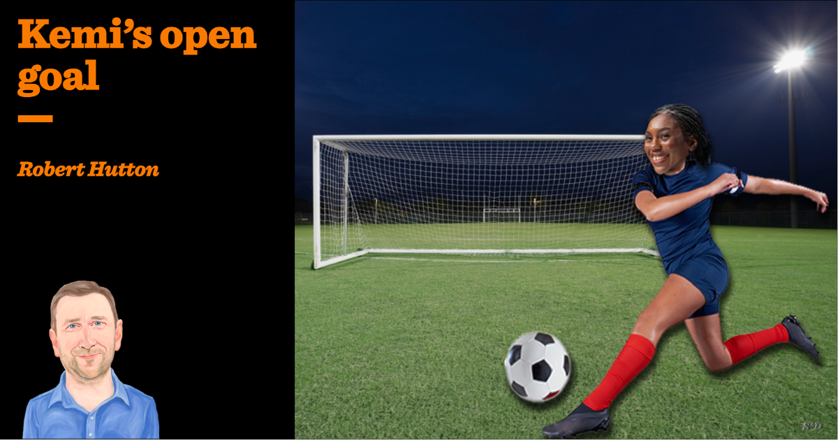 Kemi’s open goal | Robert Hutton