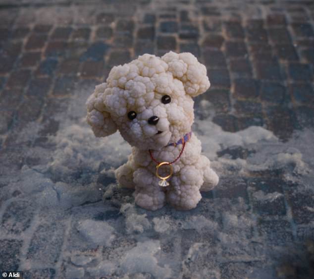 The first instalment, which lands today, opens with a touching snowy scene outside Katie's cosy home, where their adorable pooch, Caulidog, is waiting excitedly