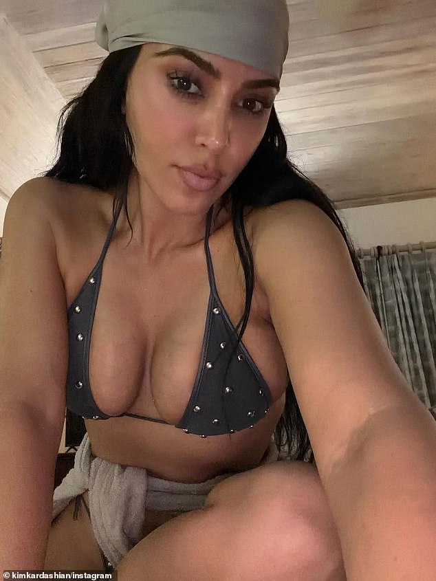 Kim Kardashian isn't letting the bar exam disappointment stop her from keeping up with her Instagram content