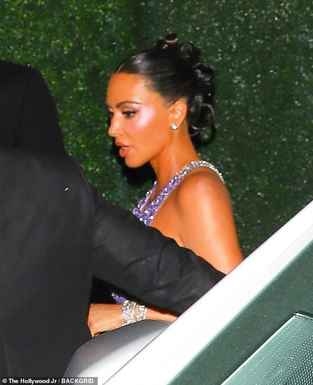 Kim Kardashian joined her sisters Kylie Jenner and Kendall Jenner as they turned up the glamour to celebrate their matriarch Kris Jenner's 70th birthday over the weekend