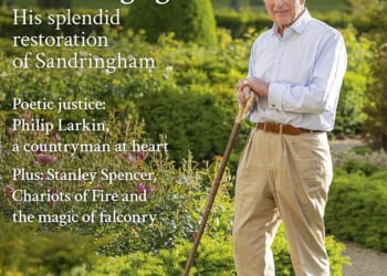 The King has appeared on the cover of Country Life magazine (pictured) to celebrate the restoration of his Sandringham gardens