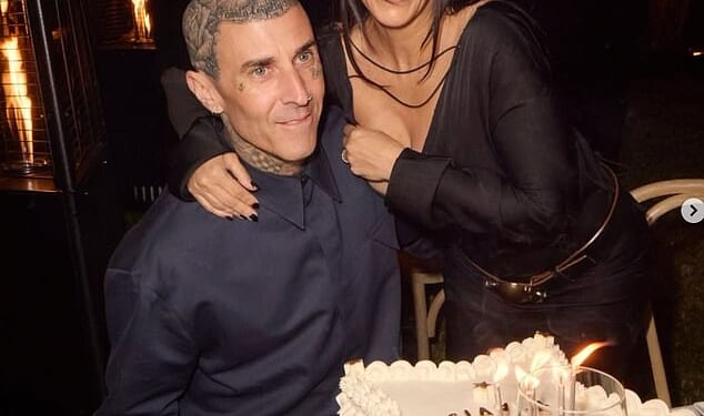 Kourtney Kardashian fans went into overdrive during the weekend as they believe the star, 46, has dropped a hint she is expecting a fifth child. The clue the fans think they spotted was in a photo from a recent post where she was wishing husband Travis Barker a happy 50th birthday