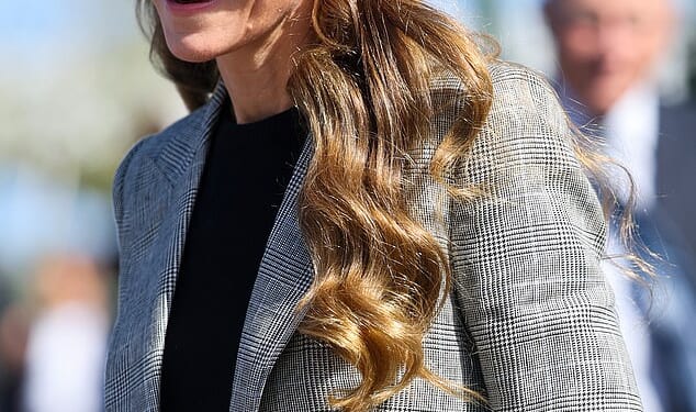 Catherine's hair is notably lighter, and in this social media age people will pick apart the finest details of her appearance