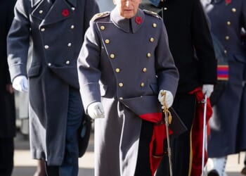At the Cenotaph on Sunday morning, the Remembrance Day ceremony in London was impeccable, with William in his RAF uniform and his father the King in a ceremonial frock coat
