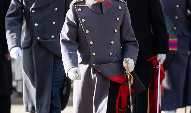 At the Cenotaph on Sunday morning, the Remembrance Day ceremony in London was impeccable, with William in his RAF uniform and his father the King in a ceremonial frock coat