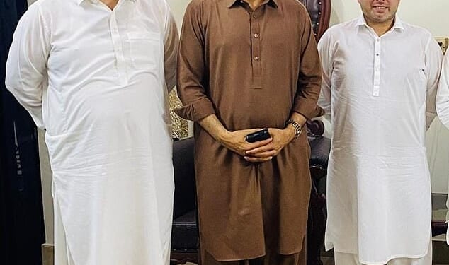 Labour councillor Waseem Zaffar (right) is facing questions after meeting with alleged drug lord Raja Arshad Billu Ghakhar (left) several times in recent years