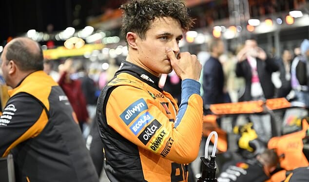 Lando Norris has been disqualified from the Las Vegas Grand Prix