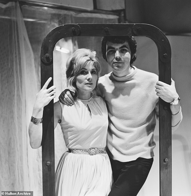 The producer with stage and screen star Virginia Stride in 1971. He had one daughter with her her and two grandchildren