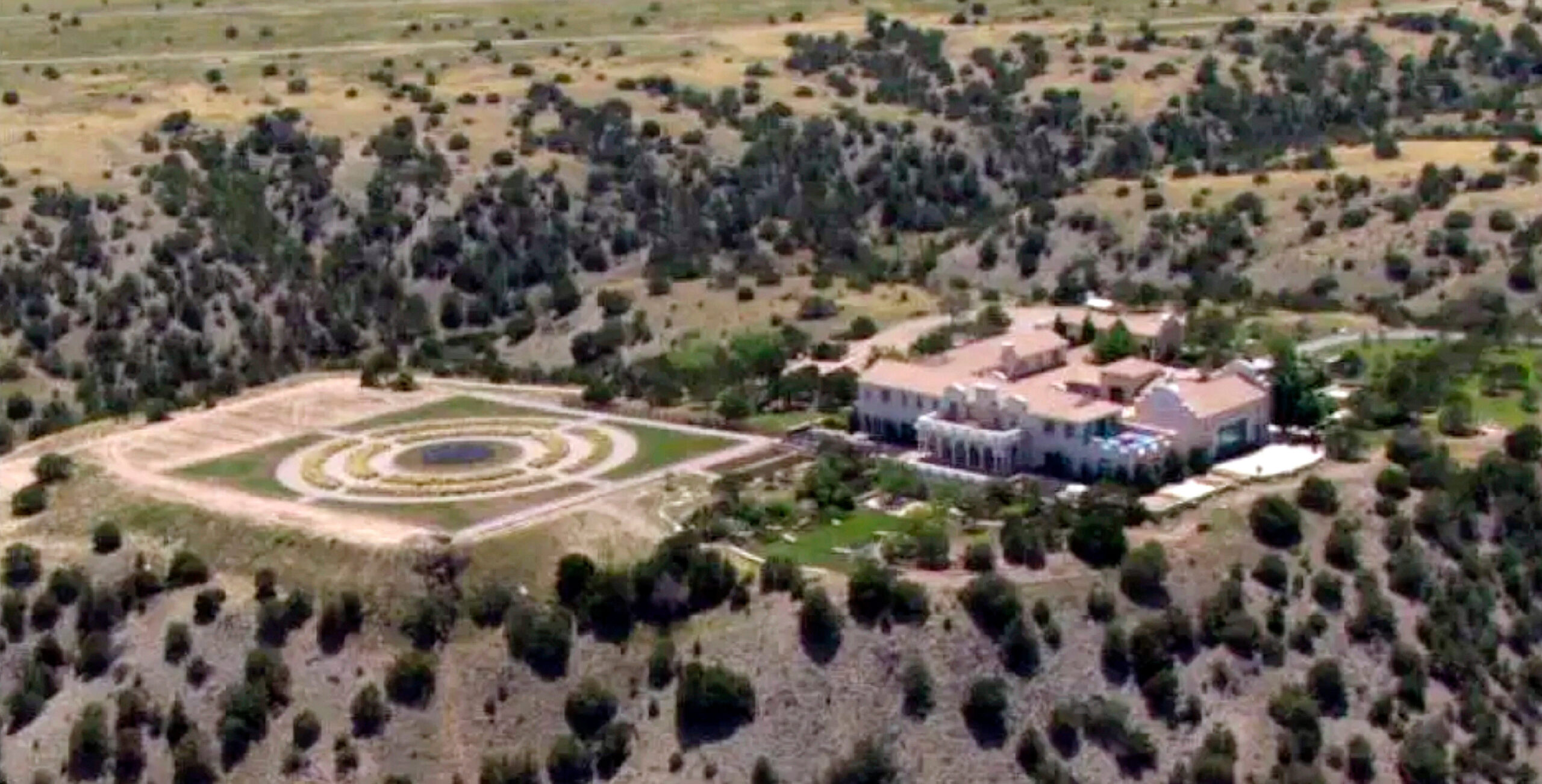 Jeffrey Epstein's Zorro Ranch is seen on July 8, 2019, in Stanley, New Mexico.
