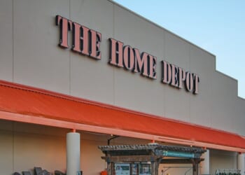 A Home Depot location stands on a clear day in Florida on March 23, 2024.