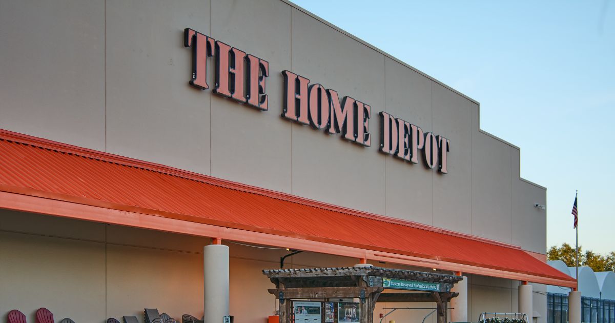 A Home Depot location stands on a clear day in Florida on March 23, 2024.
