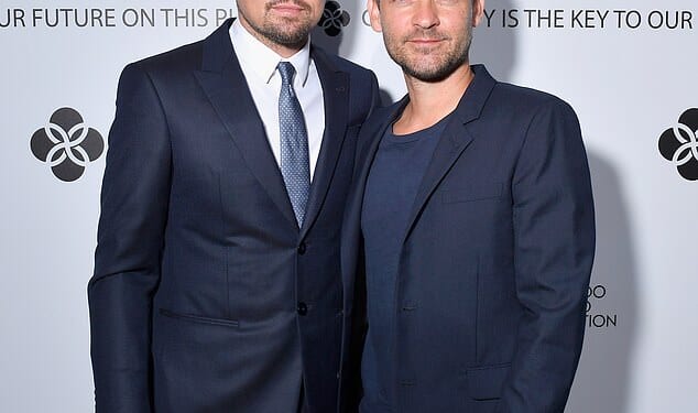 Leonardo DiCaprio and his best pal Tobey Maguire were reportedly surrounded by female fans as they as they partied into the early hours of the morning in London on Tuesday (Seen together in 2017)