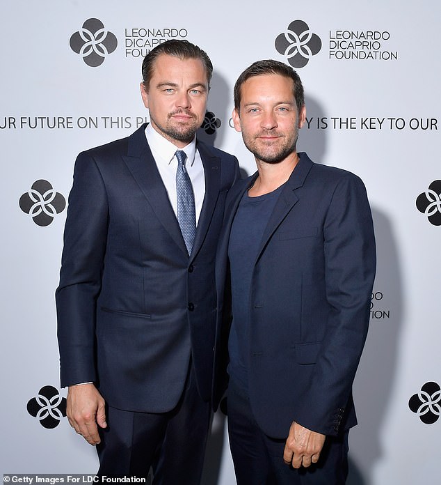 Leonardo DiCaprio and his best pal Tobey Maguire were reportedly surrounded by female fans as they as they partied into the early hours of the morning in London on Tuesday (Seen together in 2017)
