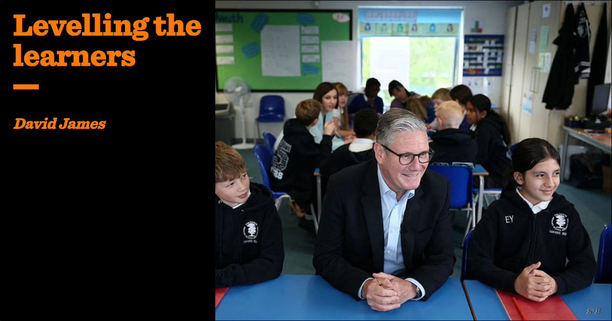 Levelling the learners | David James