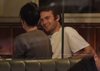 Lily Allen was spotted enjoying an intimate dinner date with a handsome mystery man in a west London restaurant on Tuesday evening