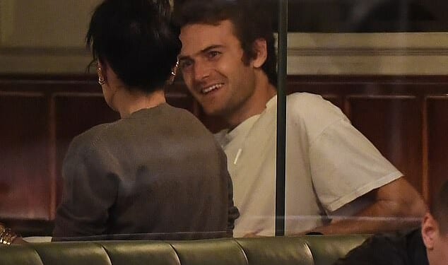 Lily Allen was spotted enjoying an intimate dinner date with a handsome mystery man in a west London restaurant on Tuesday evening