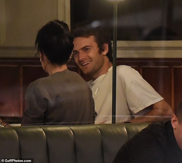 Lily Allen was spotted enjoying an intimate dinner date with a handsome mystery man in a west London restaurant on Tuesday evening