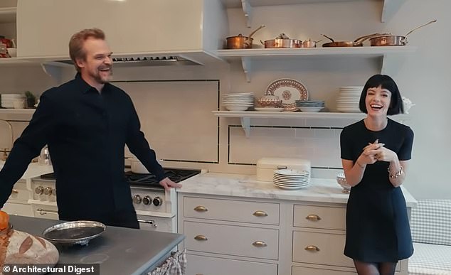 The 2023 YouTube clip, which has resurfaced since Lily's record release last month, sees the pop star and Stranger Things actor, 50, invite Architectural Digest into their New York home