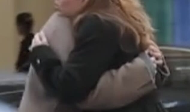 On November 7, the sisters, 37 and 35 respectively, appeared oblivious to onlookers as they wrapped each other up in a warm hug before exchanging what appeared to be words of consolation in the middle of a bustling Mayfair street in London