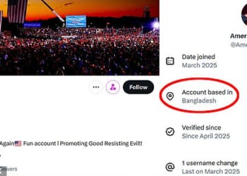 MAGA diehard X accounts are run from far-flung foreign countries as new location feature exposes sinister deception plot