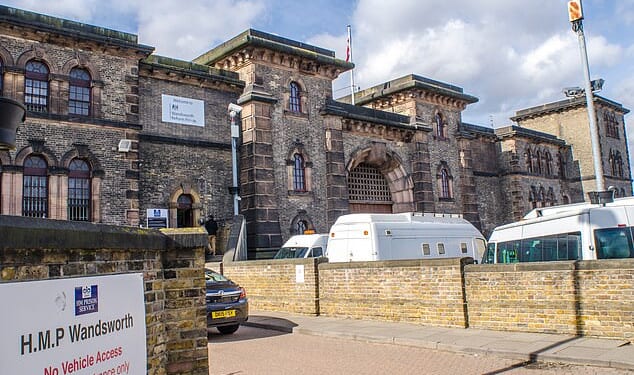 A manhunt has been launched for an Algerian prisoner who was released by mistake from Wandsworth prison (file photo)