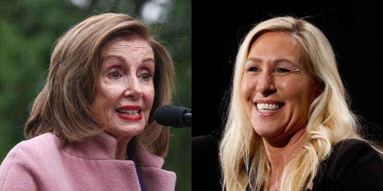 Rep. Marjorie Taylor Greene, a Republican from Georgia, changed her tune on Speaker Emerita Nancy Pelosi, a Democrat from California, after the latter announced her retirement on Nov. 6, 2025.