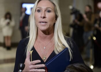 Republican lawmaker Marjorie Taylor Greene is unhappy with the president's foreign policy focus and wants him to prioritize domestic issues