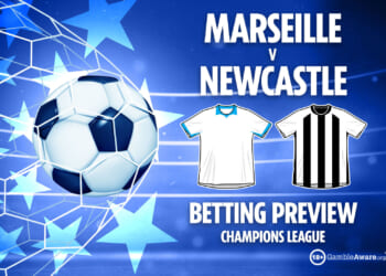 Marseille vs Newcastle preview, predictions, free betting tips and odds for Champions League