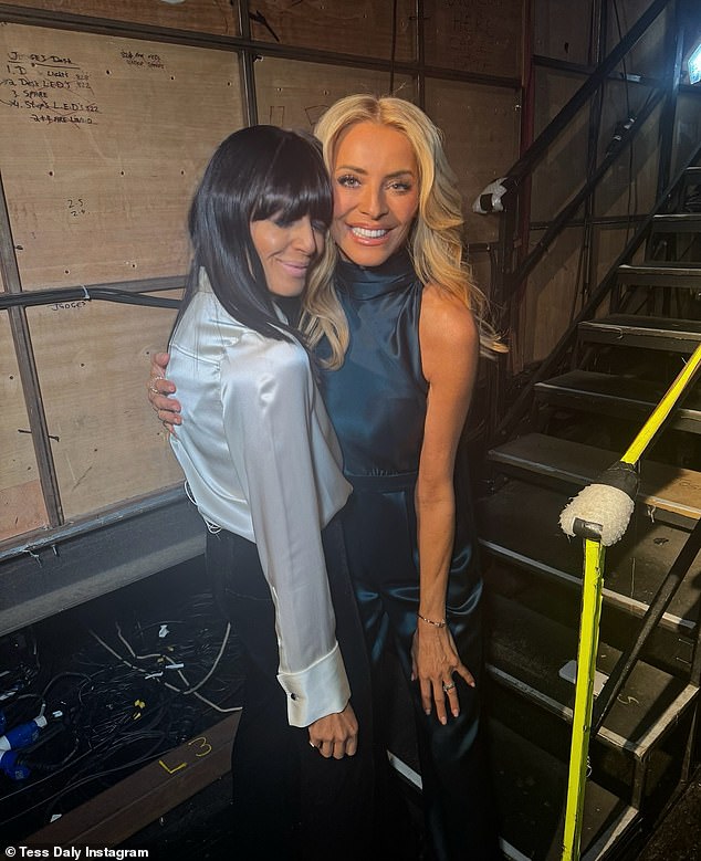 Claudia Winkleman, (left) and Tess Daly shocked fans last week as they announced that they were both stepping away from presenting Strictly Come Dancing (seen last Saturday)