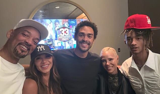 Earlier this week, Will Smith delighted fans when he posed for rare snaps with his eldest son Trey - with many having forgotten the Oscar-winner has three children (L-R Will, his ex-wife Sheree Zampino, Trey, Jada Pinkett Smith and Jaden Smith)