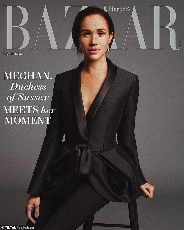 After previously claiming her attendance was 'the culmination of many years of artistry and friendship' with Balenciaga's newly appointed creative director, the Duchess of Sussex, 44, told Harper's Bazaar she 'reached out' to Pierpaolo Piccioli ahead of the show