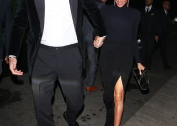 Meghan Markle and Prince Harry joined a parade of world-famous names at Kris Jenner 's James Bond-themed 70th birthday bash in Beverly Hills on Saturday