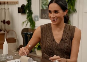 The Duchess of Sussex, 44, has been getting into the holiday spirit, sharing a video of herself preparing a turkey to Instagram