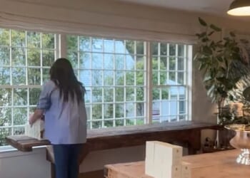 Meghan posted a video of her arranging As Ever products to sell at Californian bookshop, Godmothers