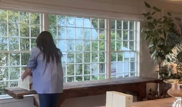 Meghan posted a video of her arranging As Ever products to sell at Californian bookshop, Godmothers