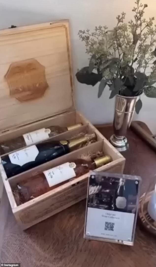 Among the sea of assorted goods was a box seemingly on display that contained a trio of As Ever wines - despite the shop not having a licence to sell alcohol