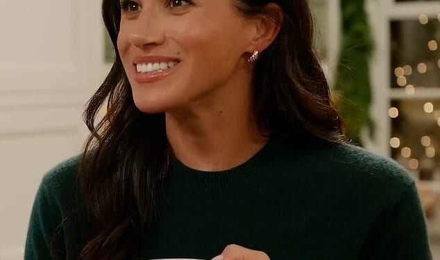 Meghan Markle, 44, took to Instagram to share a short video captioned 'Let the 'game begin. Get It? #mome joke' as she mixed an array of seasonings into a bowl