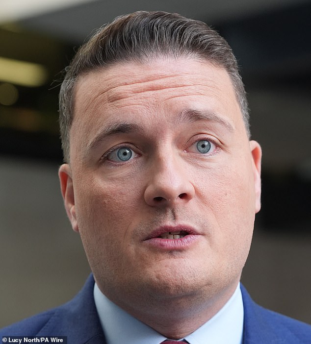 Wes Streeting, secretary of state for health and social care