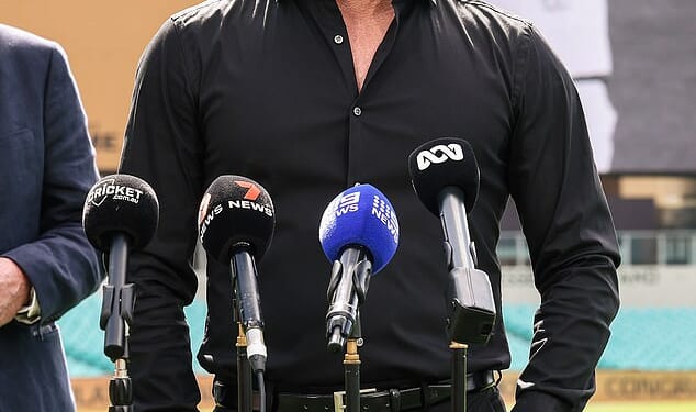 Michael Clarke has opened up about his battle with skin cancer. (Pictured)