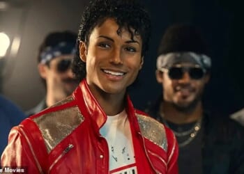 Michael Jackson's nephew Jaafar Jackson, 29, looked just like his famous late uncle in the first official movie trailer about the King of Pop's life