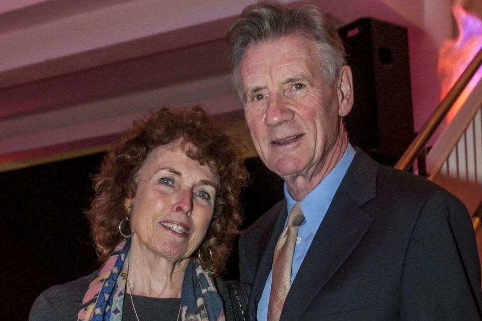 An image collage containing 1 images, Image 1 shows Michael Palin and his wife Helen Gibbons at the British Library's Magna Carta show
