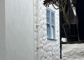 When the Daily Mail visited the beautiful Cornish bolthole this week, there was signs of forced entry