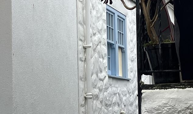 When the Daily Mail visited the beautiful Cornish bolthole this week, there was signs of forced entry