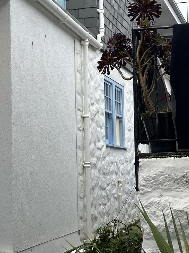 When the Daily Mail visited the beautiful Cornish bolthole this week, there was signs of forced entry