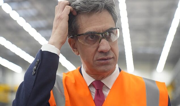 The energy price cap is £190 higher than when Labour came to power last year, despite Ed Miliband's (pictured) pre-election pledge to cut bills by £300