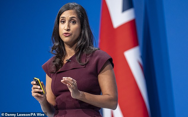Tory energy spokesman Claire Coutinho (pictured) said Mr Miliband's flagship pledge to decarbonise the entire electricity system by 2030 was 'making people poorer'