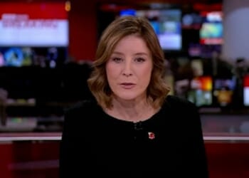 This is the moment a BBC newsreader announced live on air that director general Tim Davie and CEO of News Deborah Turness had quit as the corporation descended into turmoil