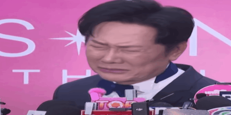 Moment Miss Universe boss breaks down in tearful apology after branding Miss Mexico an ‘idiot’ sparking walkout protest