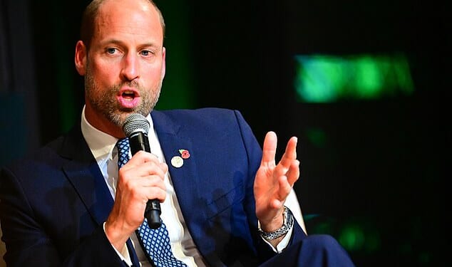 Prince William took part in a 'fireside chat' at Earthshot in Brazil but batted away questions about the Royal Family