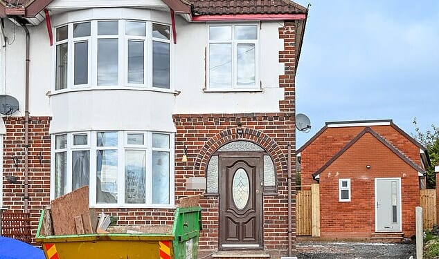 Clair Birch sought permission for a one-bedroom annexe to replace a garage - but neighbours have branded the new build an 'eyesore'